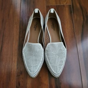 Crown Vintage White Leather Loafers sz. 7